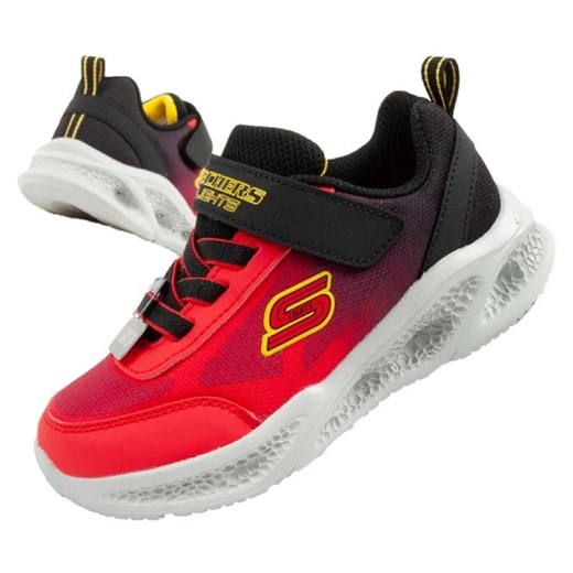 Buty Skechers S Lights-Meteor Jr 401495N/RDBK czerwone Skechers 25 ButyModne.pl