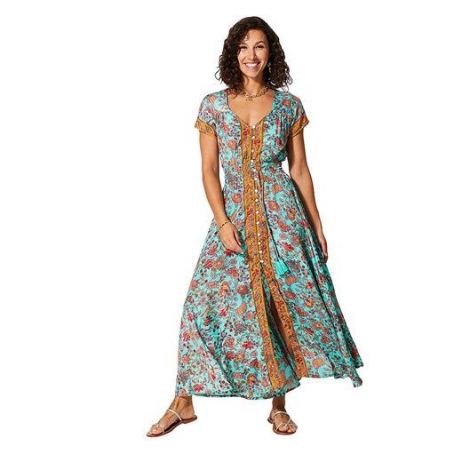 Aller Simplement Sukienka w kolorze błękitno-pomarańczowym ze sklepu Limango Polska w kategorii Sukienki - zdjęcie 179794867