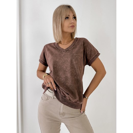 bluzka selora brązowa one size ze sklepu UBRA w kategorii Bluzki damskie - zdjęcie 179795165