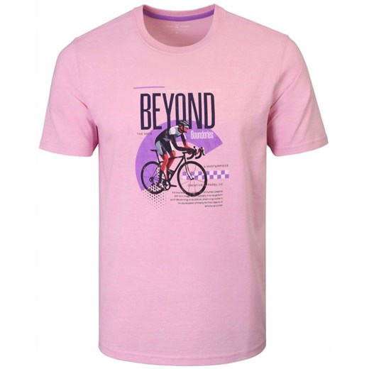 T-Shirt (Koszulka) Męska - Pako Jeans - Różowa, Kolarz TSPJNS7beyondRO ze sklepu JegoSzafa.pl w kategorii T-shirty męskie - zdjęcie 179796656