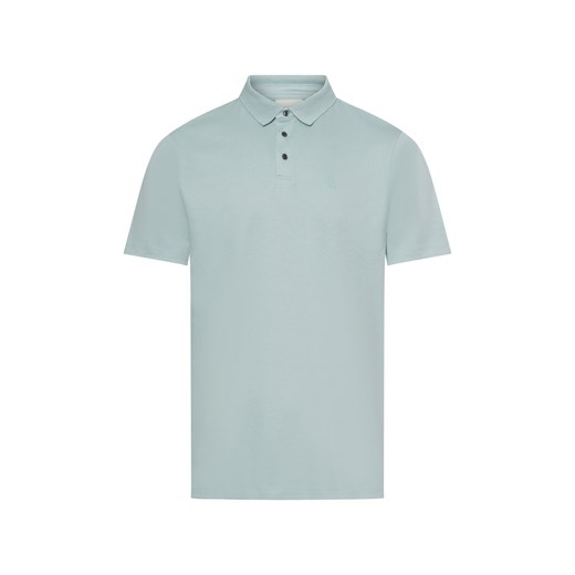 Calvin Klein Męska koszulka polo Mężczyźni Bawełna miętowy jednolity ze sklepu vangraaf w kategorii T-shirty męskie - zdjęcie 179796717