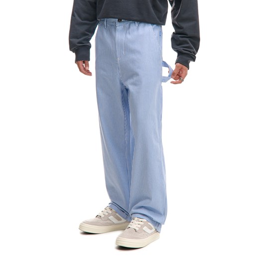 Cropp - Spodnie baggy w niebieskie paski - niebieski ze sklepu Cropp w kategorii Spodnie męskie - zdjęcie 179796905