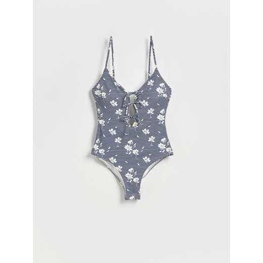 Reserved - Jednoczęściowy strój kąpielowy - granatowy Reserved 42 Reserved