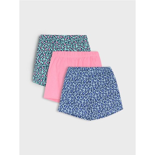 Sinsay - Szorty z motywem zwierzęcym 3 pack - wielobarwny ze sklepu Sinsay w kategorii Spodenki dziewczęce - zdjęcie 179798969