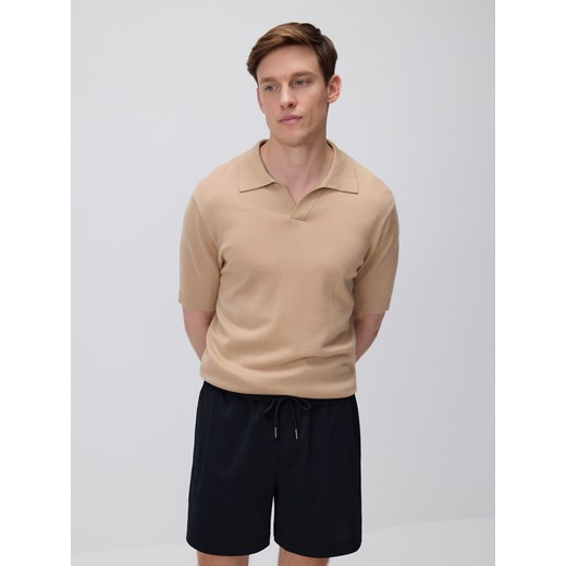 Reserved - Szorty comfort z wiązaniem - czarny ze sklepu Reserved w kategorii Spodenki męskie - zdjęcie 179801587