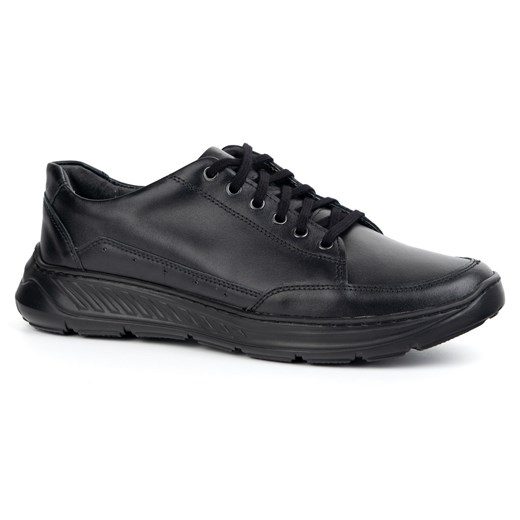 Olivier 928MA czarne męskie buty skórzane casual ze sklepu butyolivier w kategorii Półbuty męskie - zdjęcie 179802035