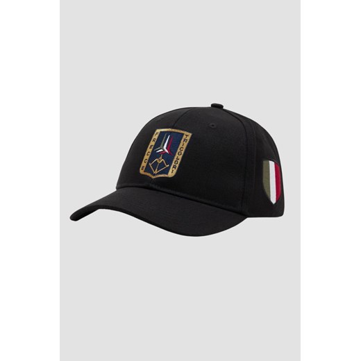 AERONAUTICA MILITARE Czarna czapka męska Frecce Tricolori With Patch ze sklepu outfit.pl w kategorii Czapki z daszkiem męskie - zdjęcie 179802227