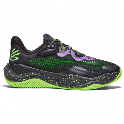 Buty do koszykówki uniseks Under Armour Curry Splash 24 - czarne ze sklepu Sportstylestory.com w kategorii Buty sportowe męskie - zdjęcie 179802279