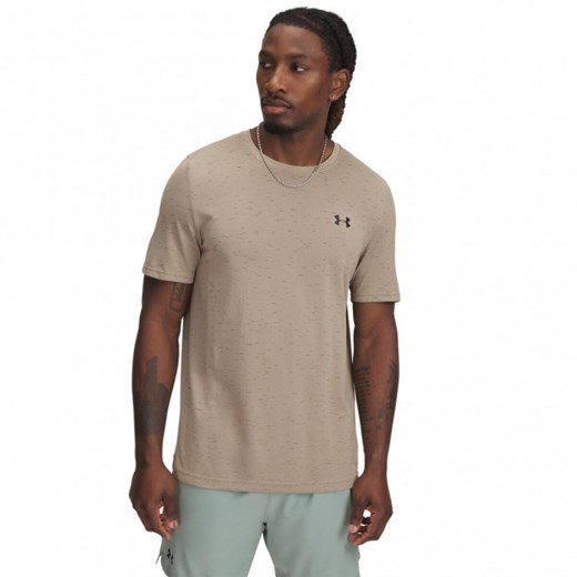 Męska koszulka treningowa Under Armour UA Vanish Seamless SS - brązowa ze sklepu Sportstylestory.com w kategorii T-shirty męskie - zdjęcie 179802285