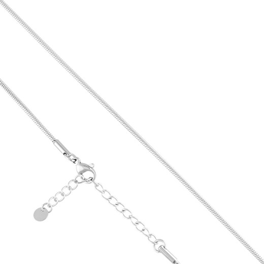 Łańcuszek srebrny linka splot 45 cm + 5 cm stal chirurgiczna ze sklepu otien.com w kategorii Łańcuszki - zdjęcie 179802728