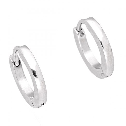 Kolczyki srebrne 13 mm drobne koła stal jubilerska 316l ze sklepu otien.com w kategorii Kolczyki - zdjęcie 179802806