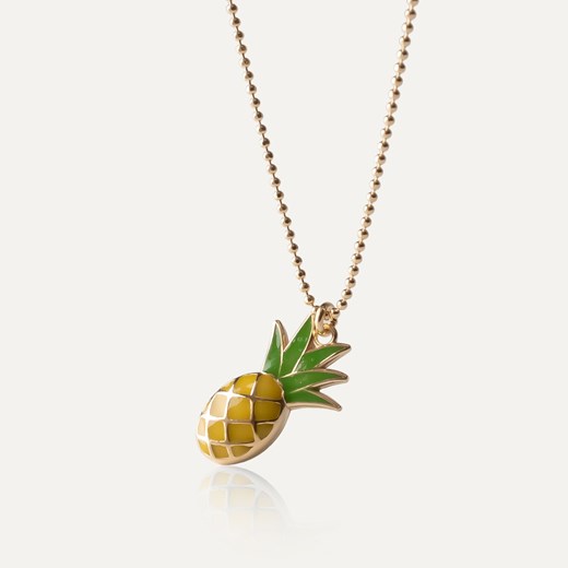 Naszyjnik ananas, srebro 925 w złotym pokryciu ze sklepu GIORRE w kategorii Naszyjniki - zdjęcie 179803778