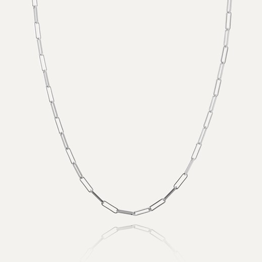 Srebrny łańcuszek - baza do charmsów w pokryciu platyną ze sklepu GIORRE w kategorii Łańcuszki - zdjęcie 179804315