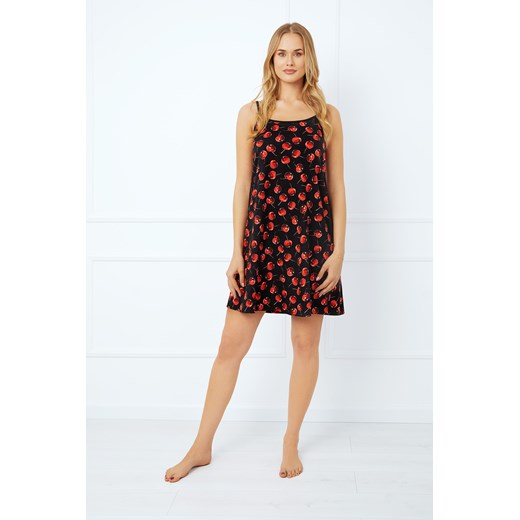 Koszula damska wąskie ramiączko Cherry ze sklepu italianfashion w kategorii Koszule nocne - zdjęcie 179807966