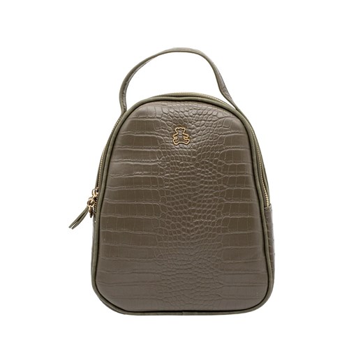 Elegancki plecak Milan Lulucastagnette Khaki ze sklepu Rafallo w kategorii Plecaki - zdjęcie 179811547