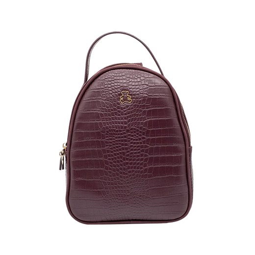Elegancki plecak Milan Lulucastagnette Bordo ze sklepu Rafallo w kategorii Plecaki - zdjęcie 179811548