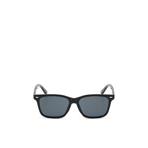 Cropp - Czarne okulary przeciwsłoneczne wayfarer - czarny ze sklepu Cropp w kategorii Okulary przeciwsłoneczne męskie - zdjęcie 179811658
