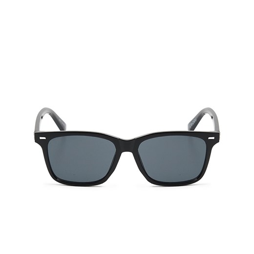 Cropp - Czarne okulary przeciwsłoneczne wayfarer - czarny Cropp Uniwersalny Cropp