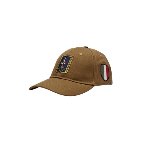 Brązowa czapka z daszkiem męska Aeronautica Militare
