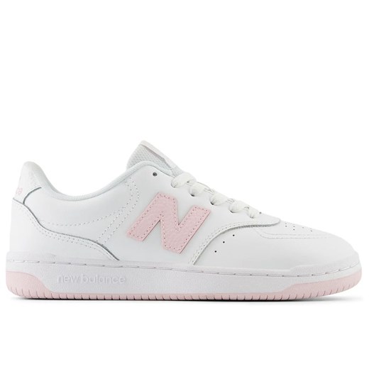 Buty damskie New Balance BBW80PNK - białe ze sklepu streetstyle24.pl w kategorii Buty sportowe damskie - zdjęcie 179813339