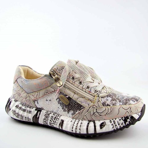 Laura Vita BURTON 1123 damskie sneakersy skórzane buty sportowe ze sklepu senity.pl w kategorii Buty sportowe damskie - zdjęcie 179815076
