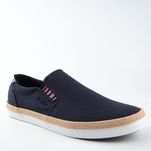 Lee Cooper LCW-25-02-3262 męskie trampki tenisówki wsuwane granatowe ze sklepu senity.pl w kategorii Trampki męskie - zdjęcie 179815889