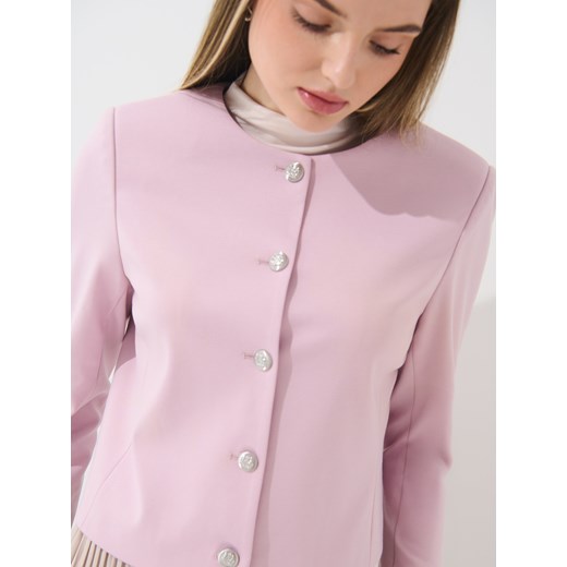 Mohito - Różowa marynarka - pastelowy różowy Mohito 34 Mohito