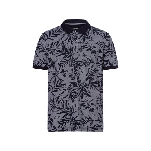 Fynch-Hatton Męska koszulka polo Mężczyźni Bawełna granatowy wzorzysty ze sklepu vangraaf w kategorii T-shirty męskie - zdjęcie 179819179