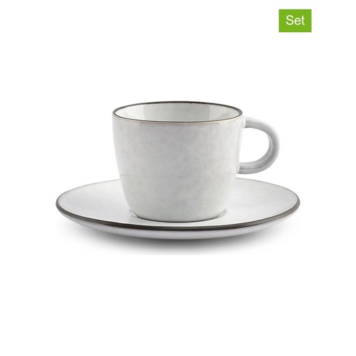 Salt and Pepper Filiżanki (4 szt.) "Fina" w kolorze biało-czarnym do mokki - 90 ml - id: 16894094 - marki Salt & Pepper - 179819845 Salt and Pepper Filiżanki (4 szt.) "Fina" w kolorze biało-czarnym do mokki - 90 ml ze sklepu Limango Polska w kategorii Dzbanki i zaparzacze - zdjęcie 179819845