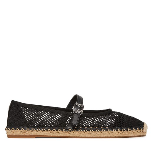 Espadryle damskie Michael Kors letnie czarne bez zapięcia
