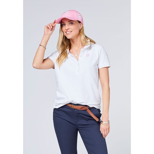 Polo Sylt Koszulka polo w kolorze białym ze sklepu Limango Polska w kategorii Bluzki damskie - zdjęcie 179822936