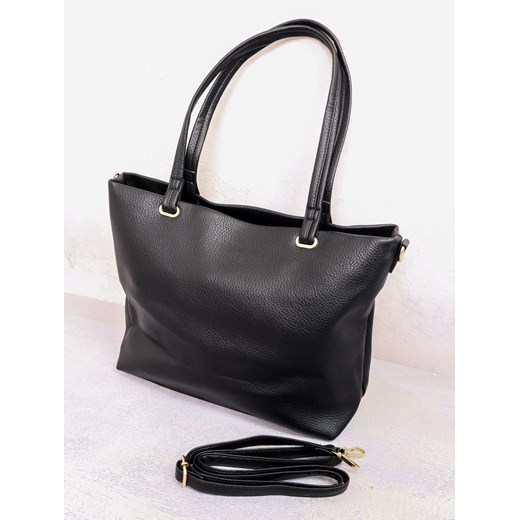 TOREBKA SHOPPERKA- CZARNA ze sklepu olika.com.pl w kategorii Torby Shopper bag - zdjęcie 179823279