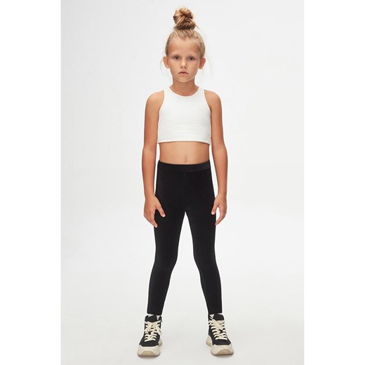 lovetti Legginsy w kolorze czarnym ze sklepu Limango Polska w kategorii Spodnie dziewczęce - zdjęcie 179825047
