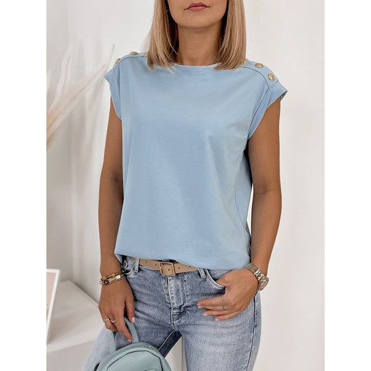 bluzka gabrielle błękitna one size ONE SIZE wyprzedaż UBRA