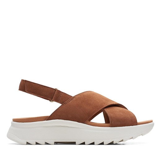 Sandały Clarks DashLite Wish 26171950 Brązowy Clarks 37 eobuwie.pl