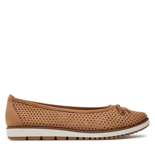 Baleriny Tamaris 1-22121-42 Brązowy Tamaris 41 eobuwie.pl