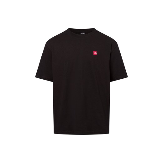 The North Face Koszulka męska Mężczyźni Bawełna czarny jednolity ze sklepu vangraaf w kategorii T-shirty męskie - zdjęcie 179827955
