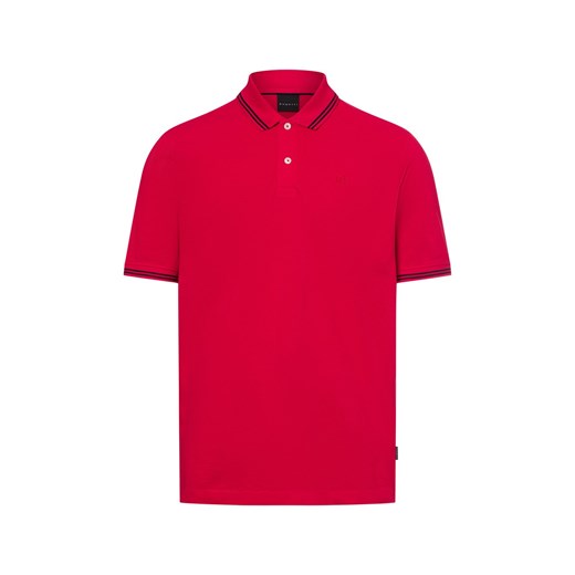 Bugatti Męska koszulka polo Mężczyźni Bawełna czerwony jednolity ze sklepu vangraaf w kategorii T-shirty męskie - zdjęcie 179827959