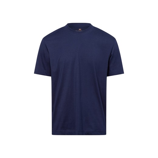 Nils Sundström Koszulka męska Mężczyźni Bawełna granatowy nadruk ze sklepu vangraaf w kategorii T-shirty męskie - zdjęcie 179827987