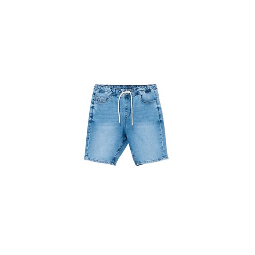 Cropp - Jasnoniebieskie szorty typu jogger - niebieski ze sklepu Cropp w kategorii Spodnie męskie - zdjęcie 179828336