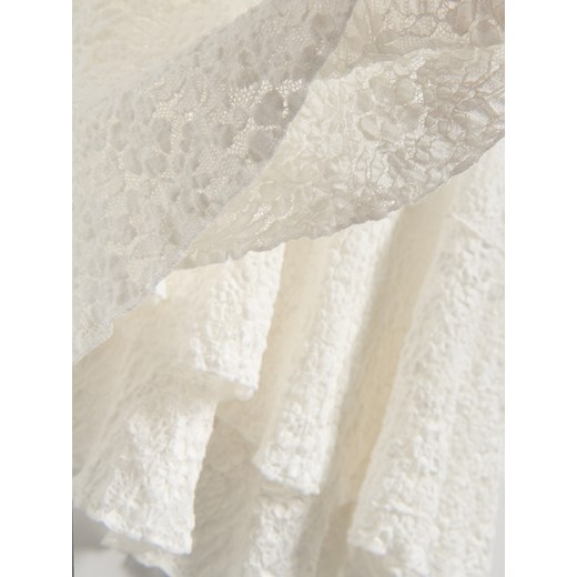 Reserved - Asymetryczna spódnica midi - złamana biel Reserved XL Reserved