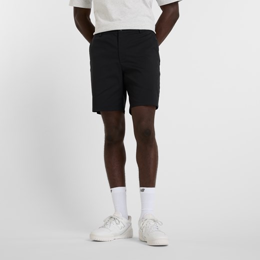 Spodenki męskie New Balance MS51583BK – czarne ze sklepu New Balance Poland w kategorii Spodenki męskie - zdjęcie 179829447