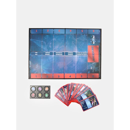 Sinsay - Strategiczna gra karciana Marvel Top Trumps Battle Mat - wielobarwny Sinsay One Size Sinsay