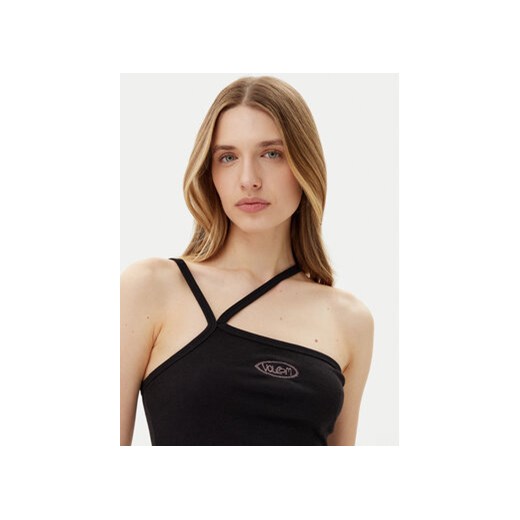 Bluzka damska Volcom czarna z okrągłym dekoltem 