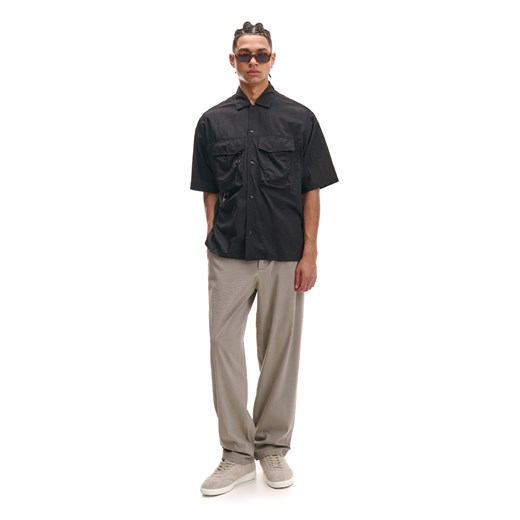 Cropp - Beżowe spodnie loose fit - beżowy Cropp 28 Cropp