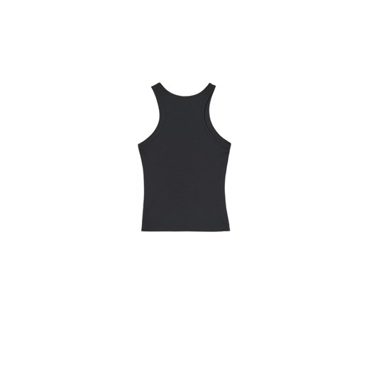Cropp - Tank top z wiskozą - czarny Cropp XS Cropp