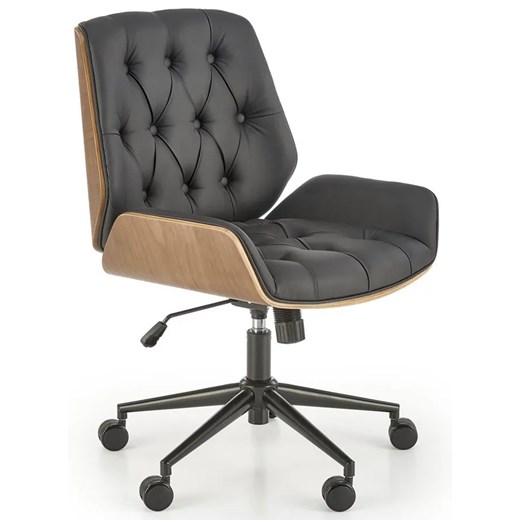 Czarny nowoczesny gabinetowy fotel obrotowy - Olavia Elior One Size Edinos.pl