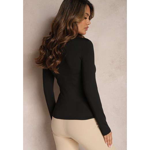 Czarna Bluzka Iphicraethon ze sklepu renee.pl w kategorii Bluzki damskie - zdjęcie 179838866