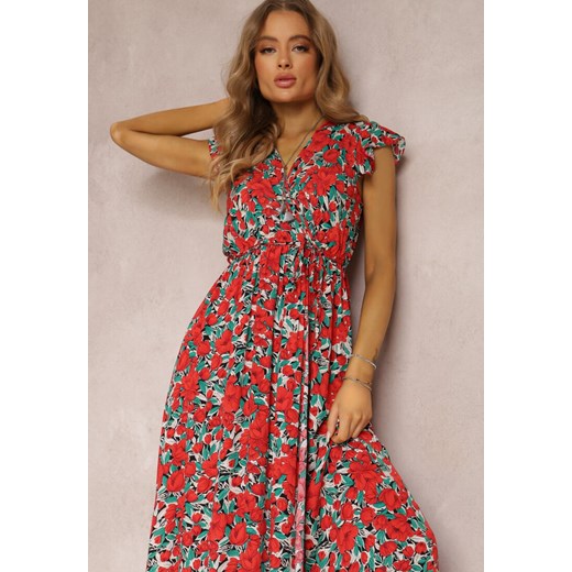 Czerwona Sukienka Lamerephis Renee S okazja renee.pl