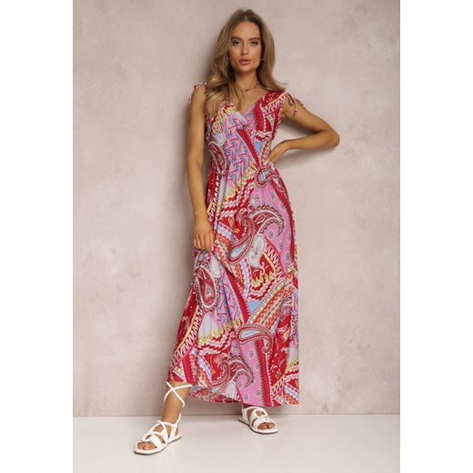 Bordowa Sukienka Dianano Renee M renee.pl wyprzedaż